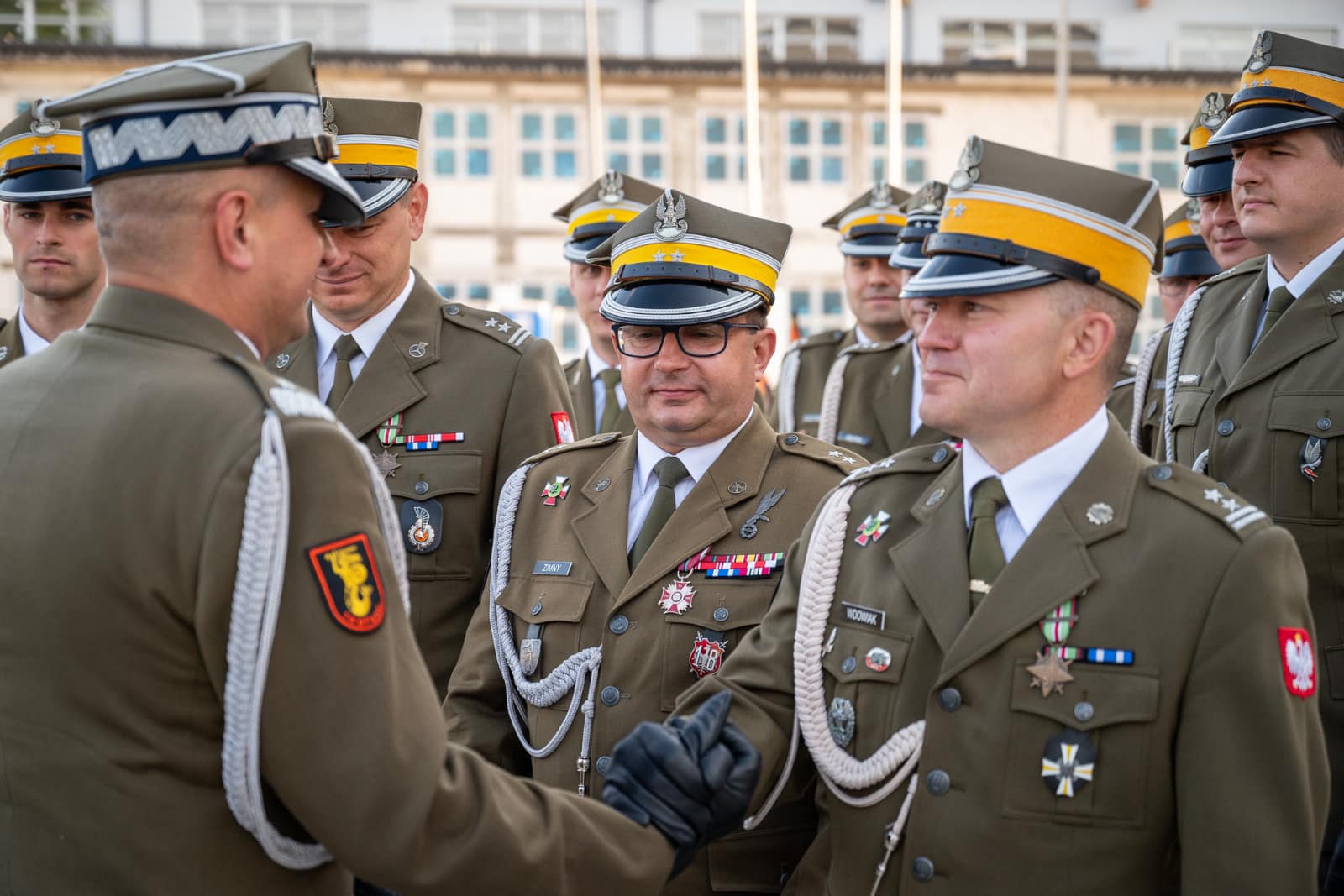 Przywitanie Generała - 1.WBPanc.