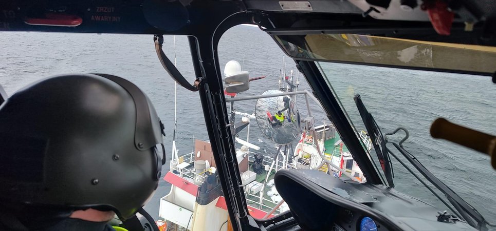 Akcja ratownicza na Bałtyku