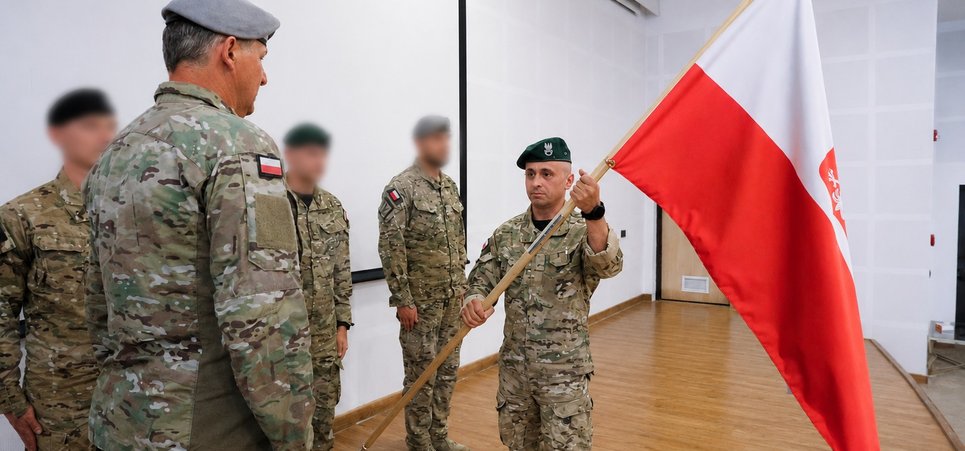 Uroczystość Transfer of Authority PKW Irak