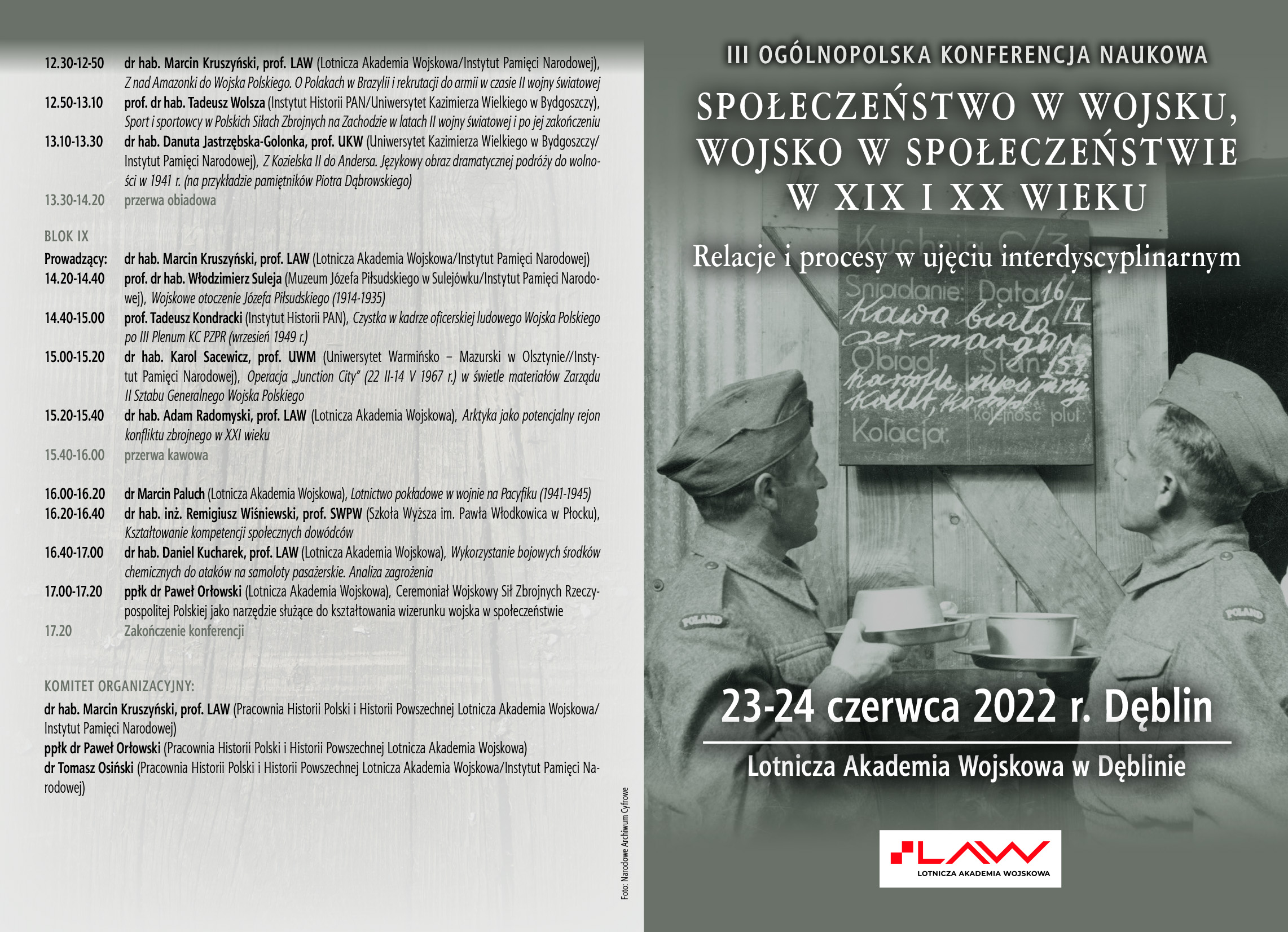 Społeczeństwo w wojsku, wojsko w społeczeństwie w XIX i XX wieku - cz