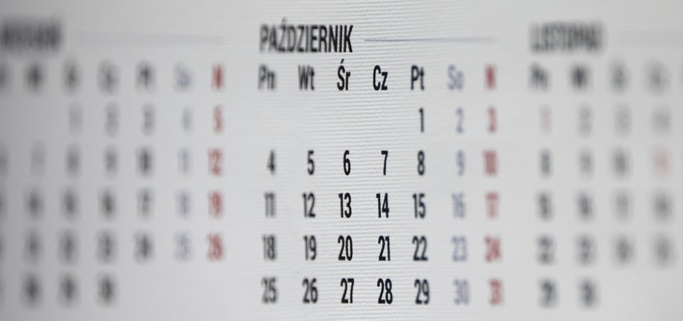 Harmonogram roku akademickiego