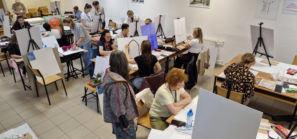 Warsztaty plastyczne dla instruktorów z klubów wojskowych
