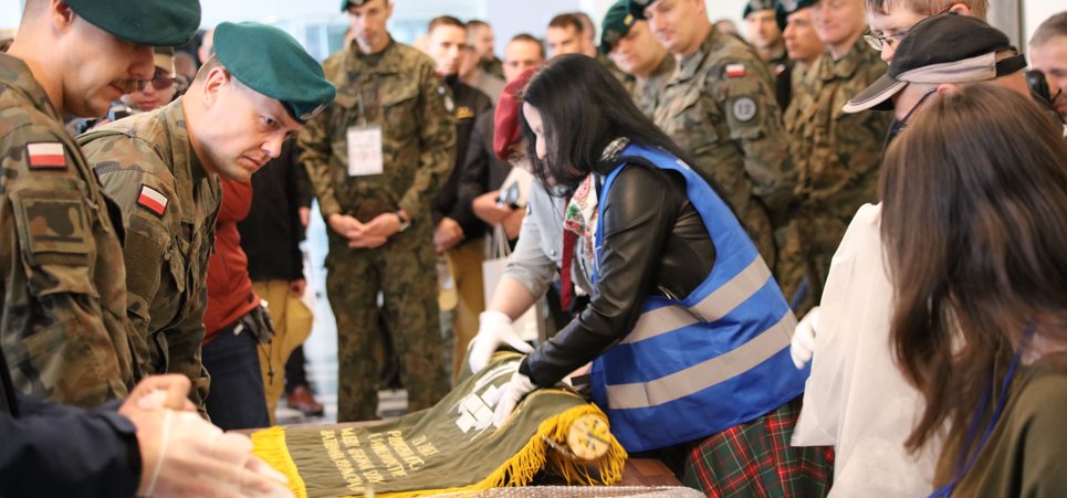Część praktyczna warsztatów pk. Zabytek-25 nt. „Ochrona dóbr kultury w sytuacjach kryzysowych”