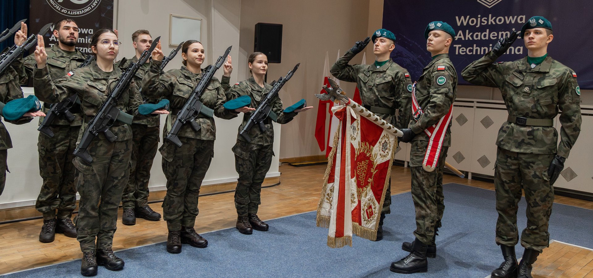 Przysięga najmłodszych podchorążych WAT