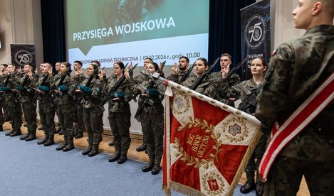 Przysięga najmłodszych podchorążych WAT